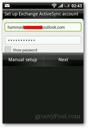 Outlook Android 2