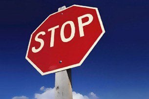 Perspective Crop Tool Example Image for Photoshop CS6 - Stop Sign