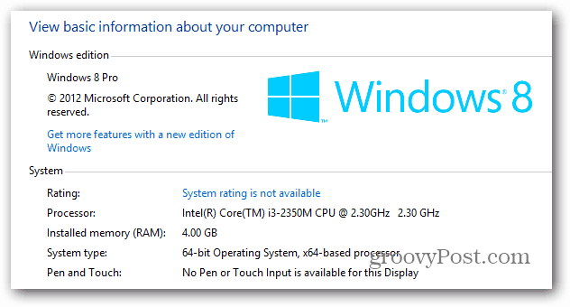 Windows 8 Pro