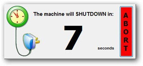 timed shutdown