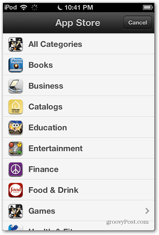 App Store Categories