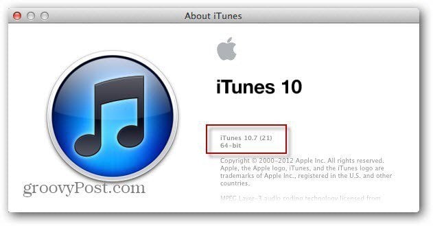 OS X iTunes