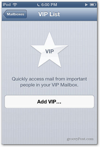 iOS 6 VIP
