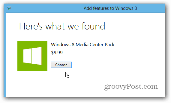 Windows 8 Media Center Pack
