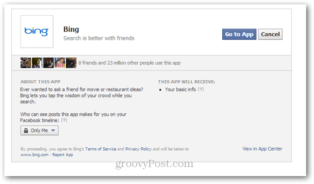 bing facebook app for wallpaper