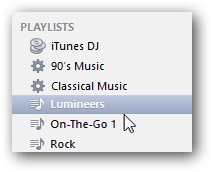 Create a Playlist in iTunes