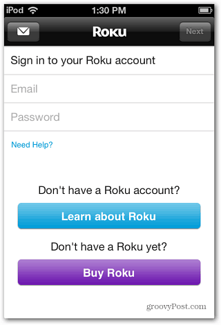 Roku Account Sign in