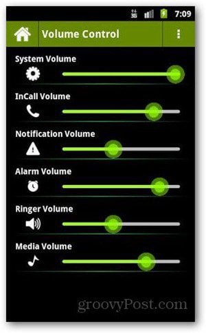 volume control  
