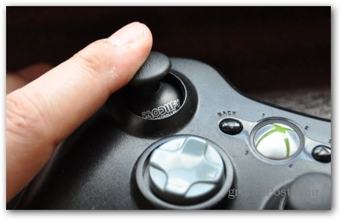 Change Xbox 360 controller analog thumbsticks Modiify
