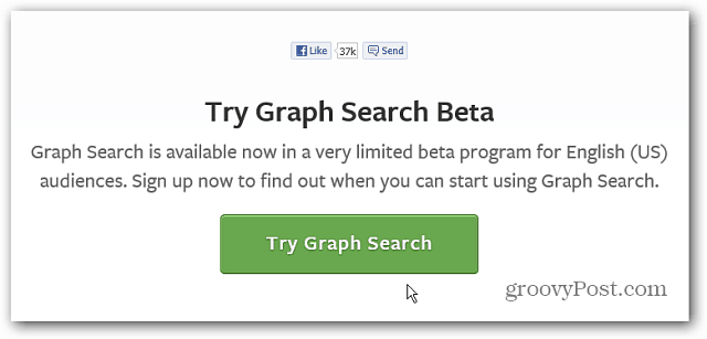 Facebook Graph Search Beta