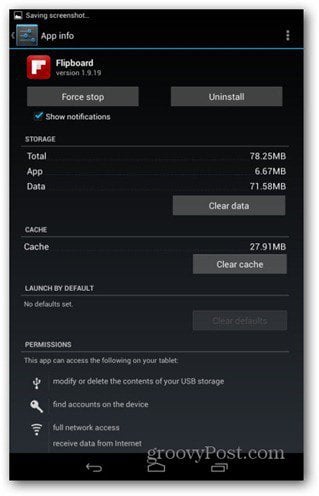 Nexus 7 app uninstall
