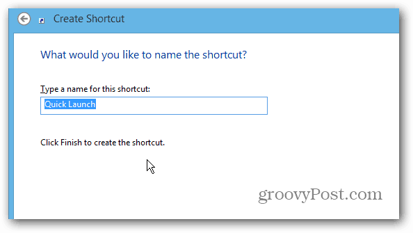Name Shortcut