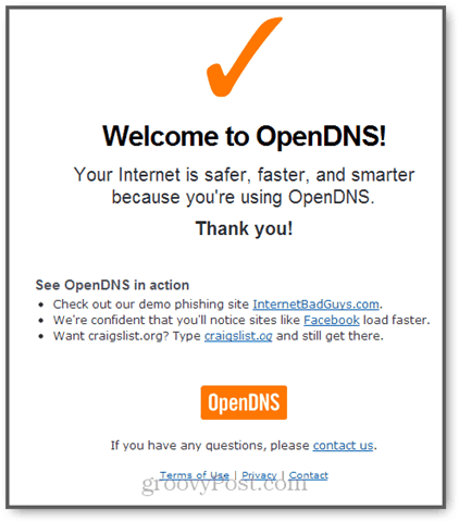 use opendns to block websites