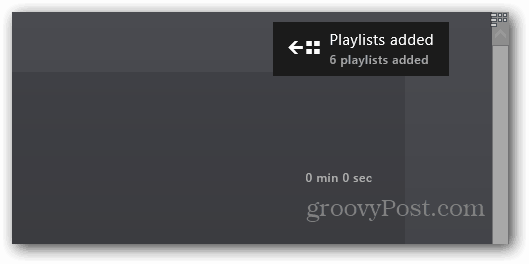 playlists added