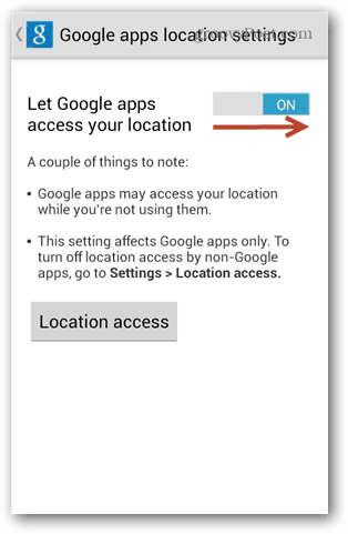 google apps access your location