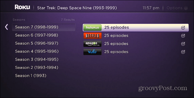 Roku Search Results
