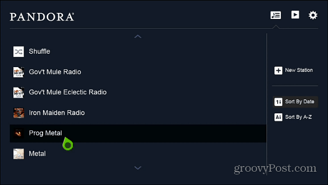 Pandora on Xbox