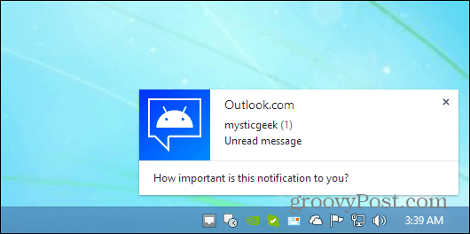 Desktop Notification