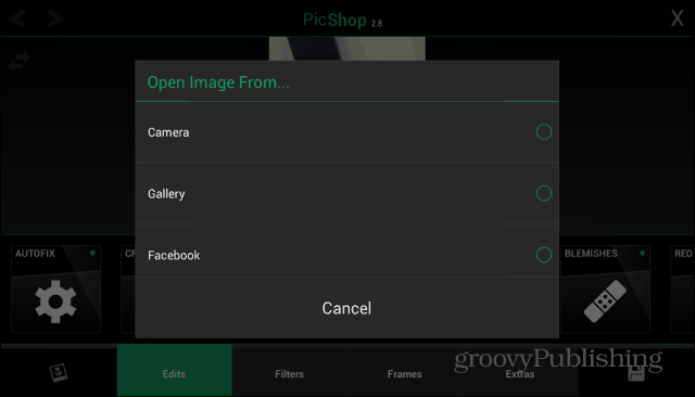 PicShop Android load image