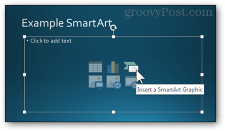 blank text field format slide style powerpoint 2013 insert smart art smartart grahpic create new