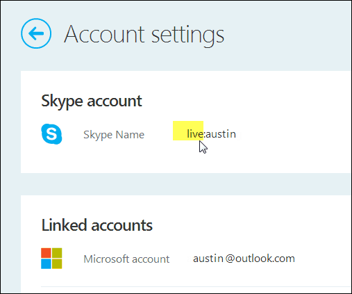 skype name