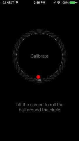 how to calibrate iphone location and gps compass