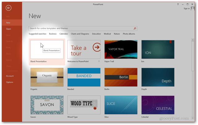 Office 2013 Template Create Make Custom Design POTX Customize Slide Slides Tutorial How To Blank Presentation