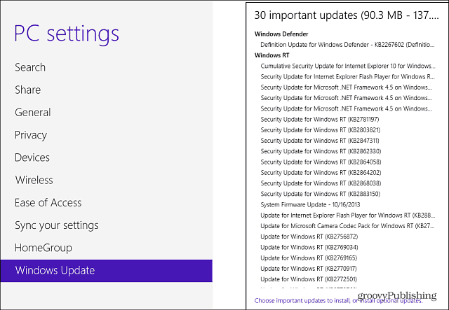 Windows RT Update