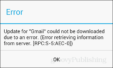 RPC:S-5:AEC-0 error screenshot