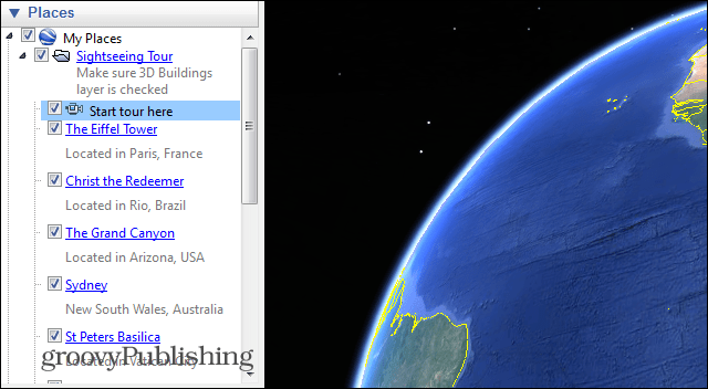 google earth sightseeing