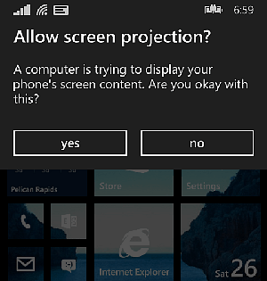 Allow Screen Project