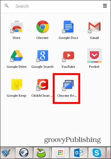 use chrome remote desktop for android