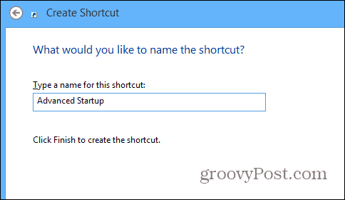 name shortcut