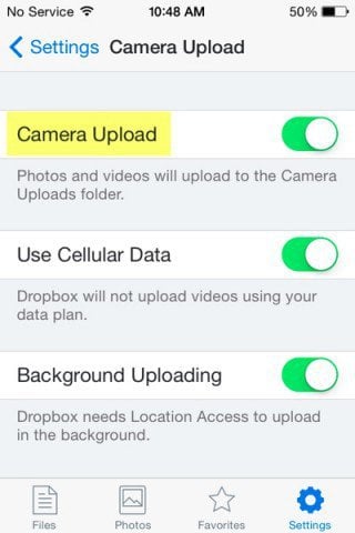 stromen Amazon Jungle Goed doen How to Automatically Upload iPhone and iPad Photos to Dropbox