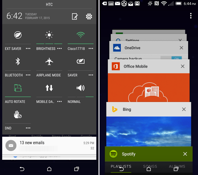 HTC Android Lollipop