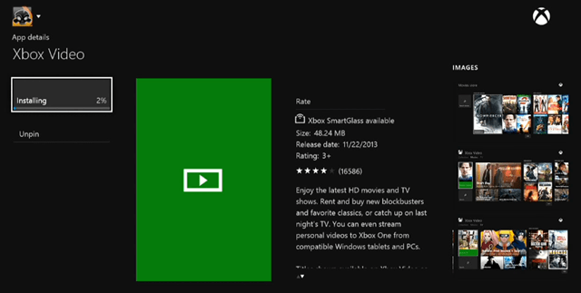 Xbox Video App