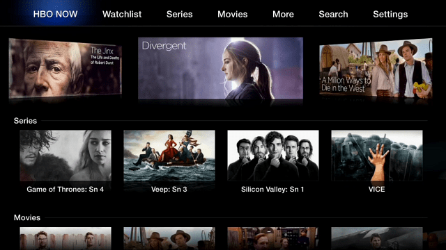 HBO NOW Apple TV