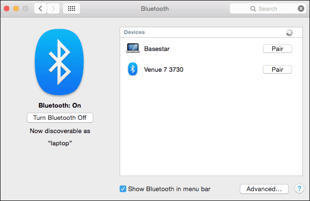 Discoverable on Mac