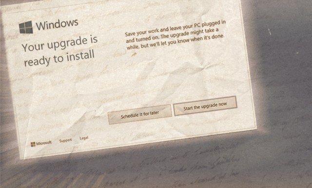 Windows 10 Upgrade Ready Notification