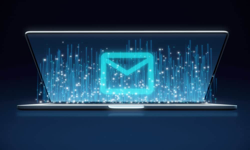 email laptop