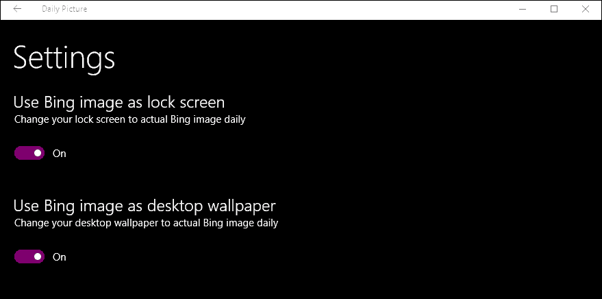 Set Your Windows 10 Lock Screen and Wallpaper to Bing Daily Images