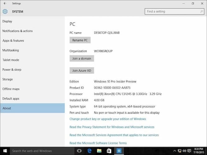 Join a Windows 10 PC to a domain