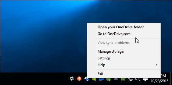 2 OneDrive taskbar