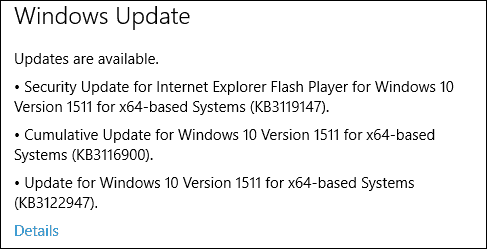 Windows 10 KB3116900
