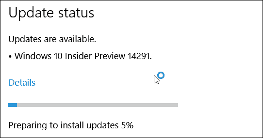 Windows 10 Redstone Build 14291