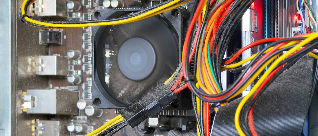 Bortset Vild auroch Stop What's Revving Your CPU Fan Constantly in Windows 10