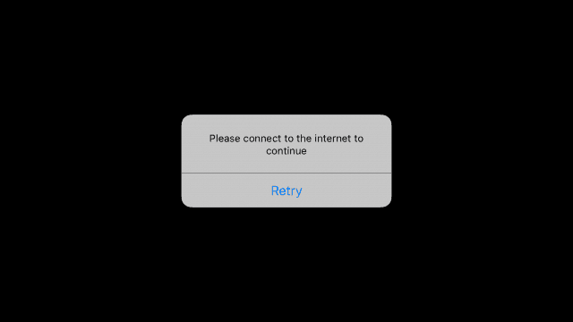 game will not play without a internet connection