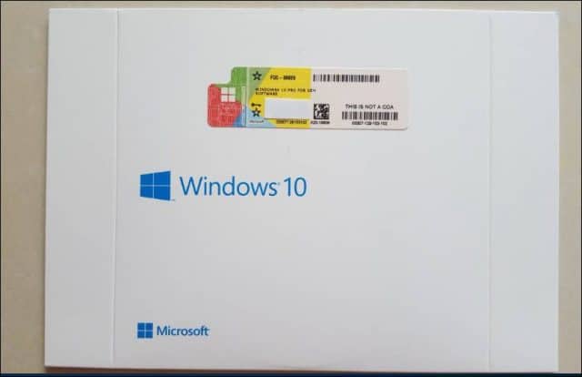 OEM System Builder Windows 10 Product Key