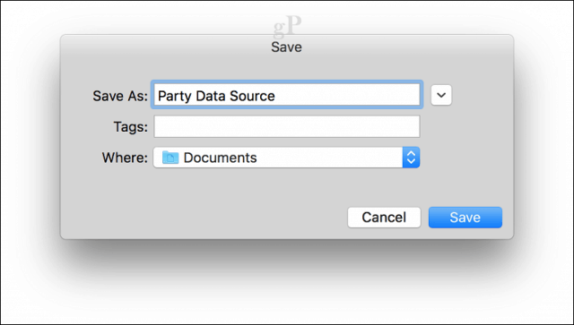 microsoft word for mac mail merge - Dave data source