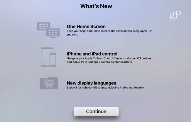 1 New tvOS Features
